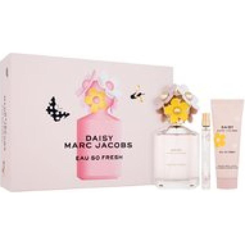 Marc Jacobs Daisy Eau So Fresh Gift Set EDT 125ml, Body Lotion 75ml and Mini EDT 10ml