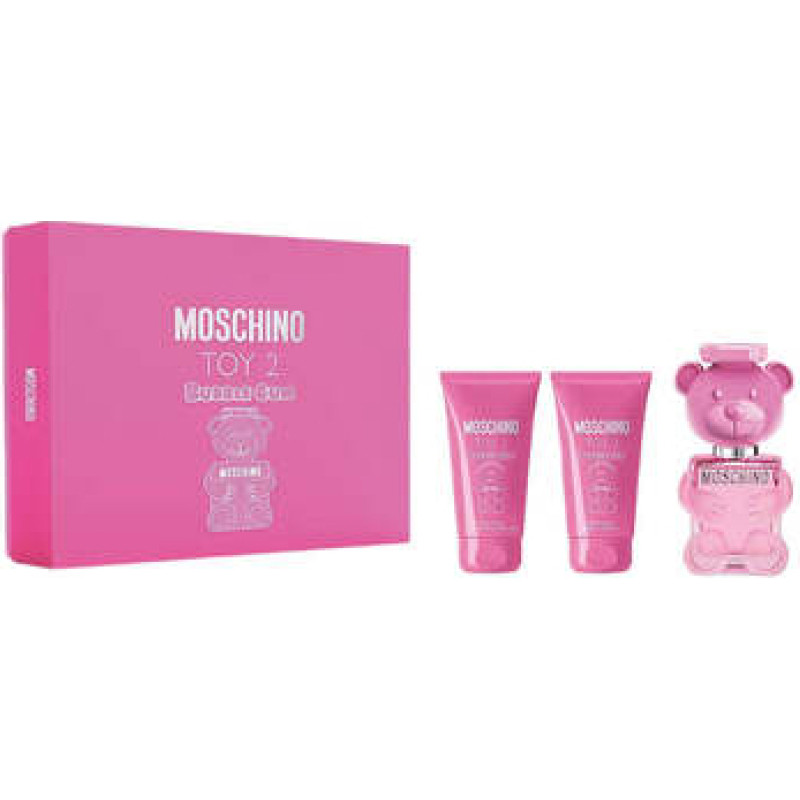 Moschino Toy 2 Bubble Gum Gift set EDT 50 ml, body lotion 50 ml and shower gel 50 ml