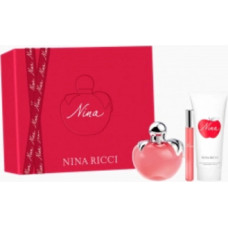 Nina Ricci Nina D&aacute;rkov&aacute; sada EDT 50 ml, tělov&eacute; ml&eacute;ko Nina 75ml a miniaturka ( roll-on ) Nina EDT 10 ml