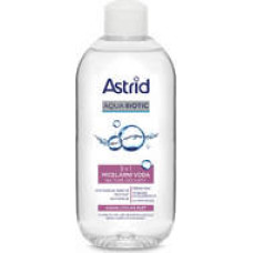 Astrid Micellar water 3 in 1 for face, eyes and lips for dry and sensitive skin Aqua Biotic