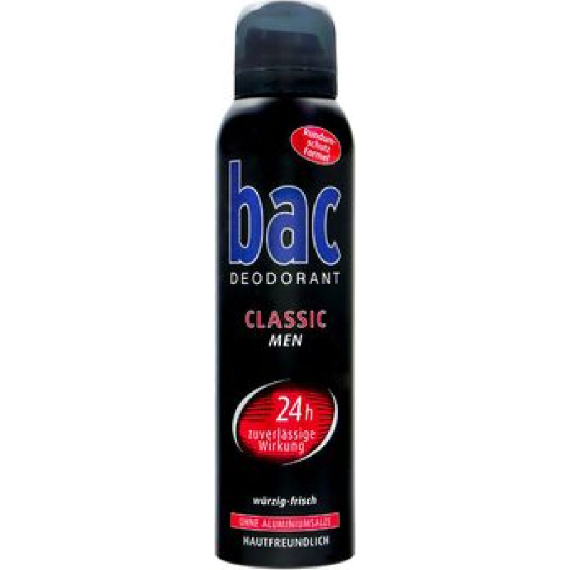 BAC Classic Men 24H Deospray - Deodorant for men