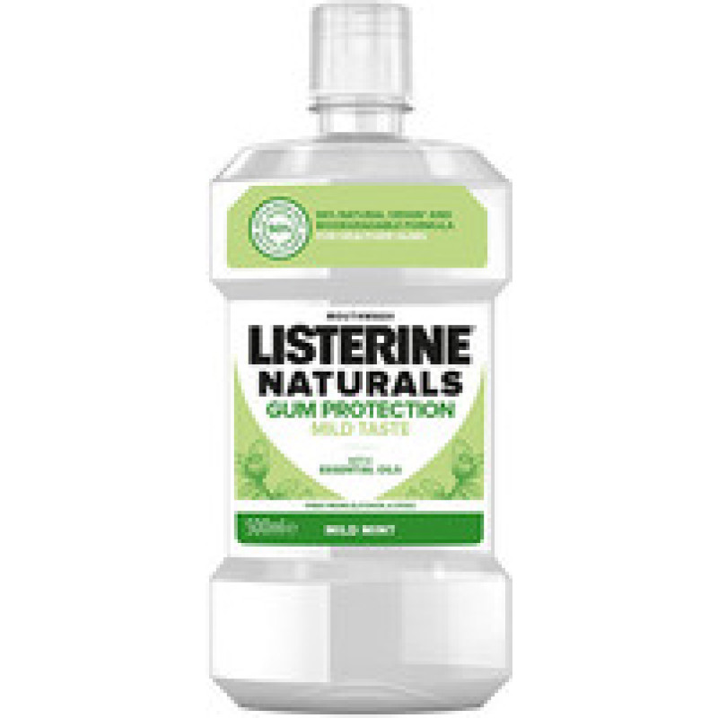 Listerine Naturals Gum Protection Mouthwash - &Uacute;stn&iacute; voda