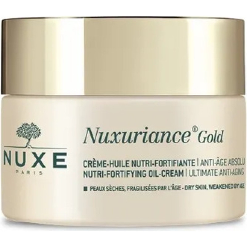 Nuxe Nuxuriance Gold Nutri-Fortifying Oil-Cream - Regenerating anti-aging cream for dry skin