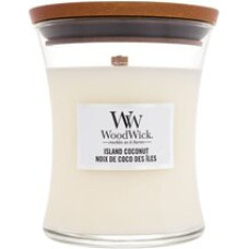Woodwick Island Coconut Vase (Juicy Coconut) - Scented Candle