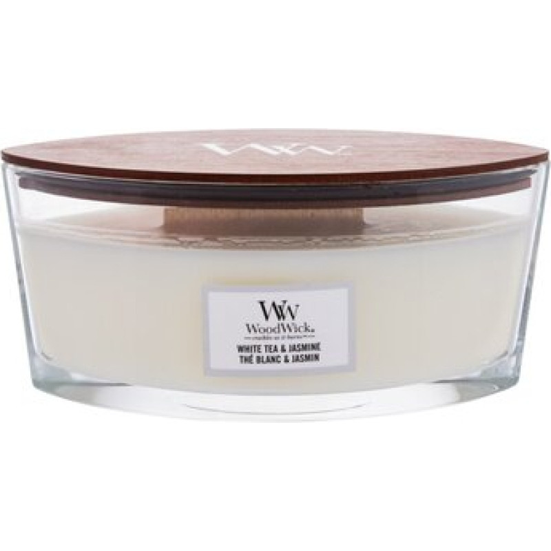 Woodwick White Tea & Jasmine Ship (White Tea & Jasmine) - Scented Candle