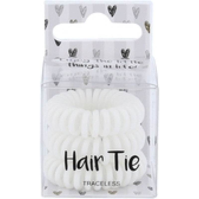 2K Hair Tie White - 3 Pcs