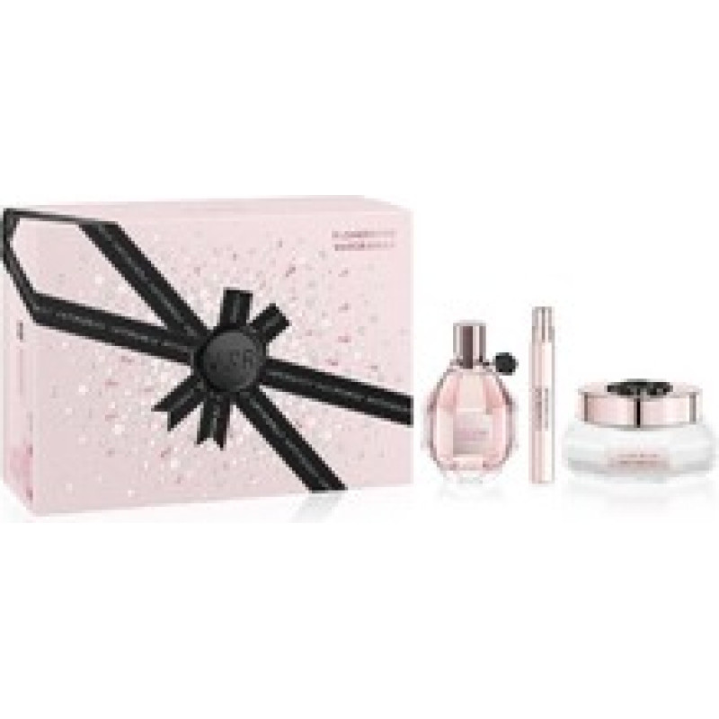 Viktor & Rolf Flowerbomb D&aacute;rkov&aacute; sada EDP 100 ml, tělov&yacute; kr&eacute;m 200 ml a miniaturka EDP 10 ml