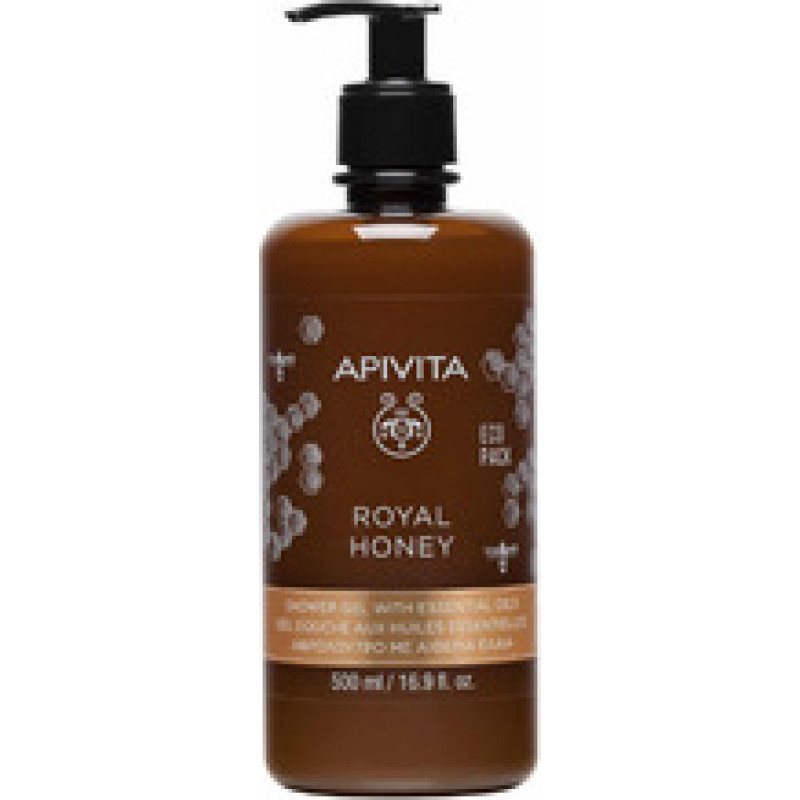 Apivita Royal Honey Shower Gel with Essential Oils