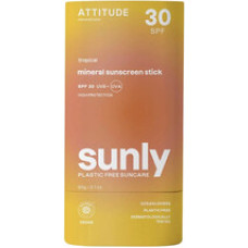 Attitude Tropical Sunly Mineral Sunscreen Stick SPF 30 - Miner&aacute;ln&iacute; ochrann&aacute; tyčinka na tělo