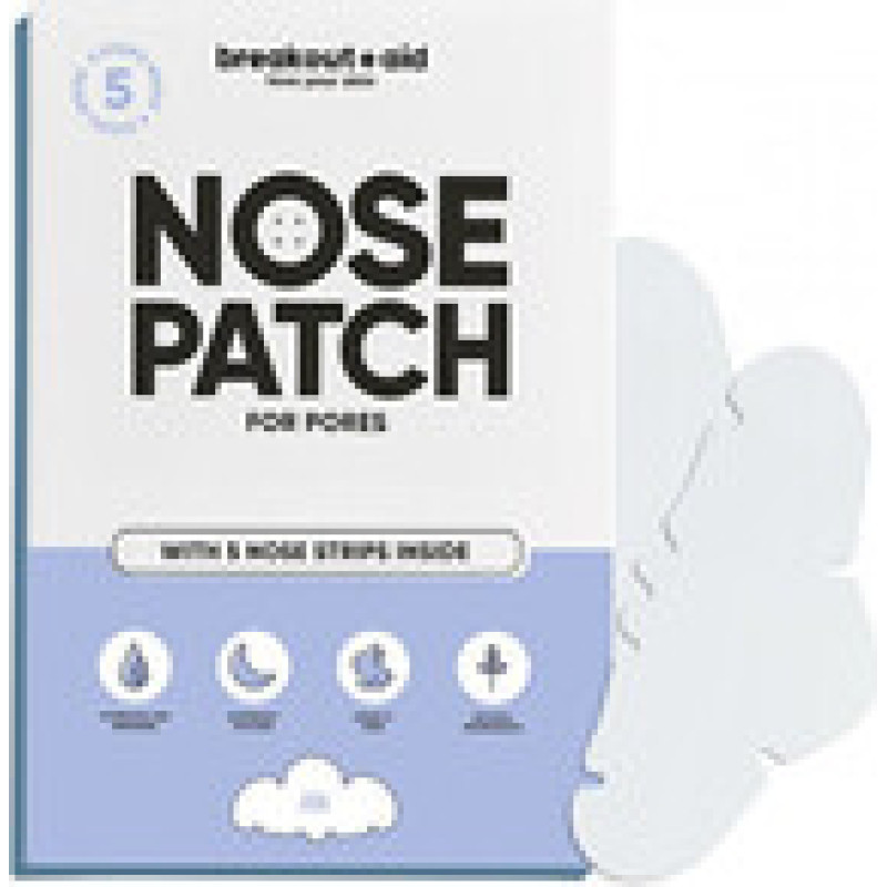 Breakout+Aid Cleansing patches for enlarged pores on the nose (5 pcs)
