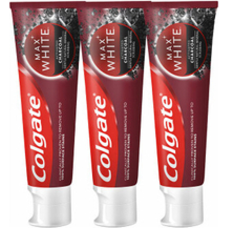 Colgate Max White Charcoal Trio Toothpaste