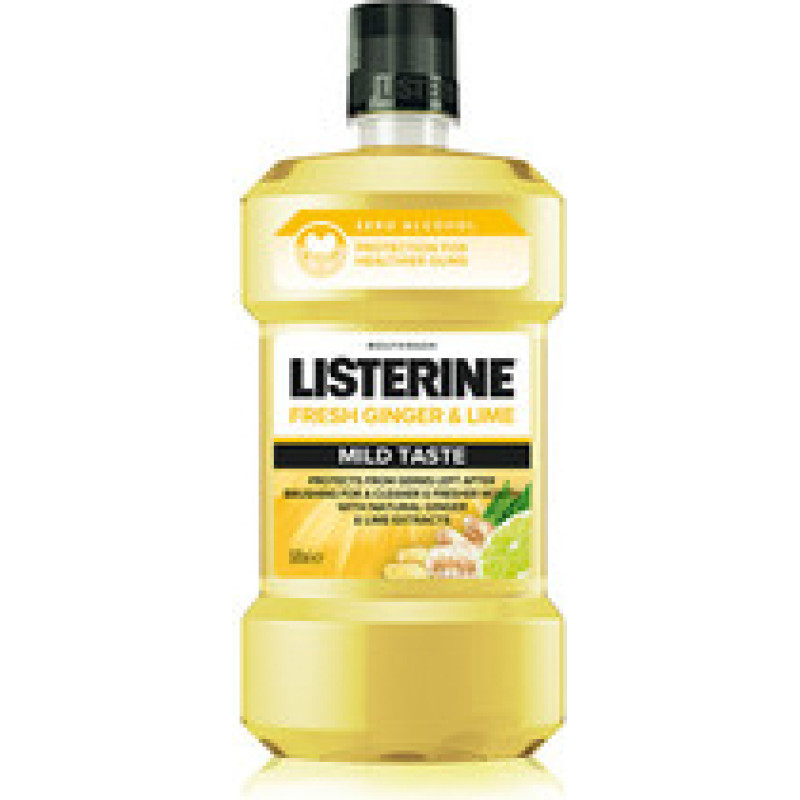Listerine Fresh Ginger & Lime Mild Taste Mouthwash - Mouthwash