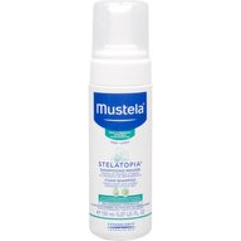 Mustela B&eacute;b&eacute; Stelatopia Foam Shampoo - Soothing shampoo for children with extremely dry and atopic skin