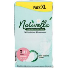 Naturella Tender Protection Maxi - &Scaron;etrn&eacute; hygienick&eacute; vložky s křid&eacute;lky