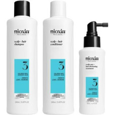 Nioxin System 3 Hair Care Set - Sada p&eacute;če pro jemn&eacute; barven&eacute; m&iacute;rně ř&iacute;dnouc&iacute; vlasy