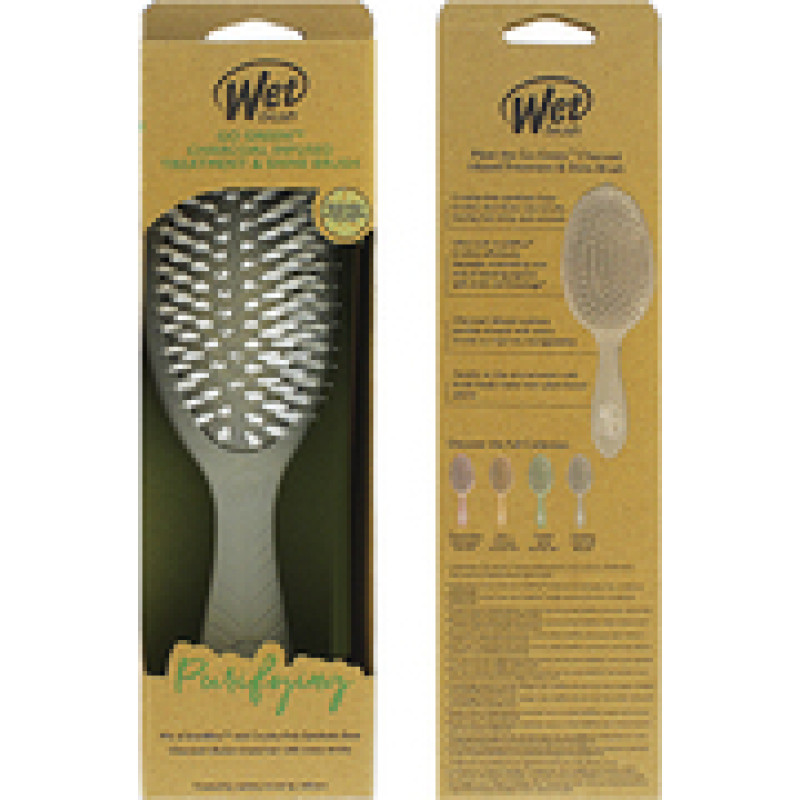 Wet Brush Go Green Treatment & Shine Brush Charcoal