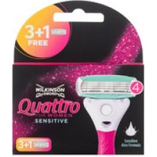 Wilkinson Sword Quattro For Women Sensitive 4 pieces Replacement head