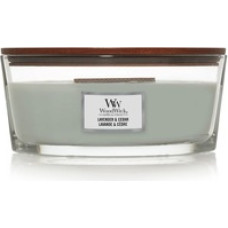Woodwick Lavender & Cedar Ship (lavender and cedar) - Scented candle