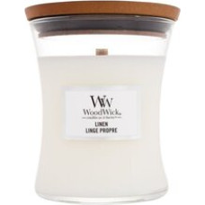 Woodwick Linen Vase (linen) - Scented candle