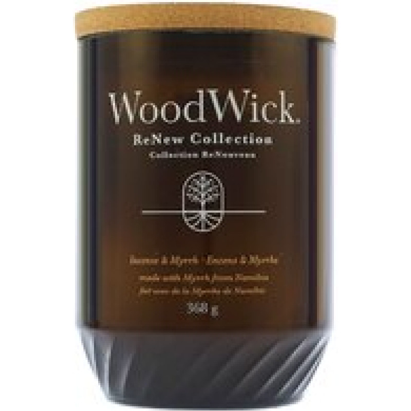 Woodwick ReNew Incense & Myrrh Candle