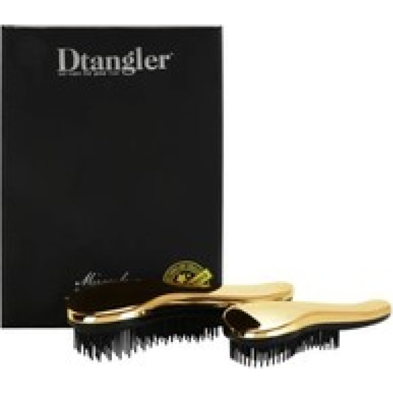Dtangler Miraculous Gold Set - Gift set of hair brushes