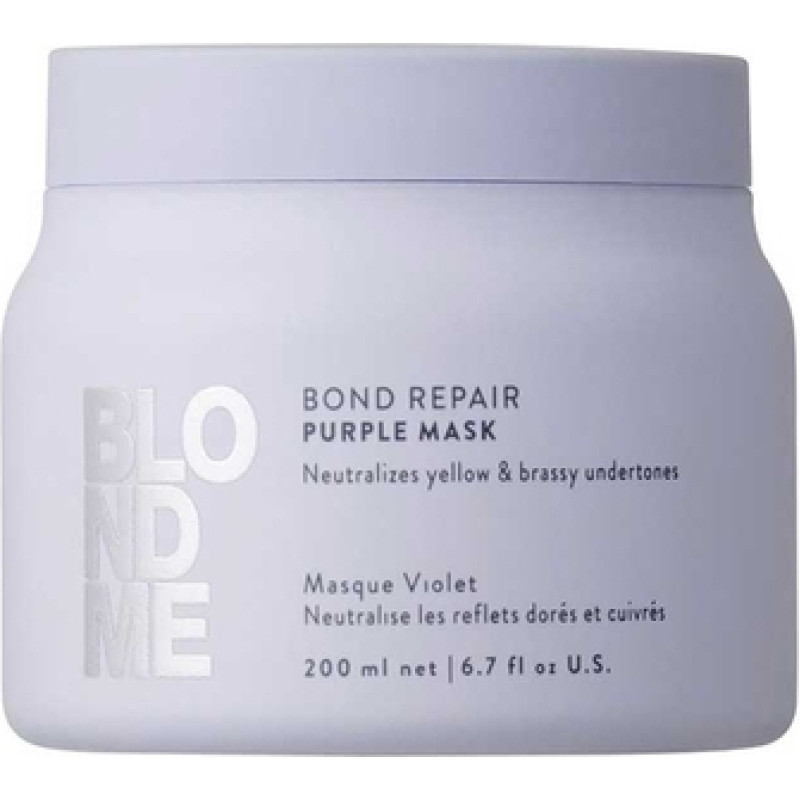 Schwarzkopf Professional BlondMe Bond Repair Purple Mask - Neutralizuj&iacute;c&iacute; maska pro blond vlasy