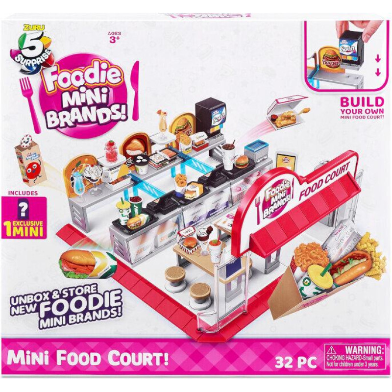 Spēļu komplekts 5 Surprise Mini Food Court