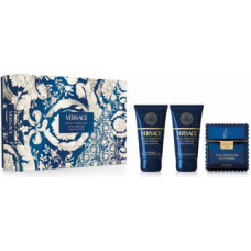 Versace Man Eau Fraiche Extreme D&aacute;rkov&aacute; sada EDP 50 ml, sprchov&yacute; gel 50 ml a balz&aacute;m po holen&iacute; 50 ml