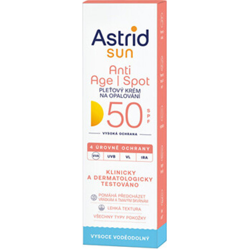 Astrid Anti Age I Spot SPF 50 - Pleťov&yacute; kr&eacute;m na opalov&aacute;n&iacute;