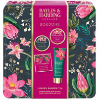 Baylis & Harding Boudoire Tropical Paradise Luxury Pamper Tin - D&aacute;rkov&aacute; sada p&eacute;če o tělo