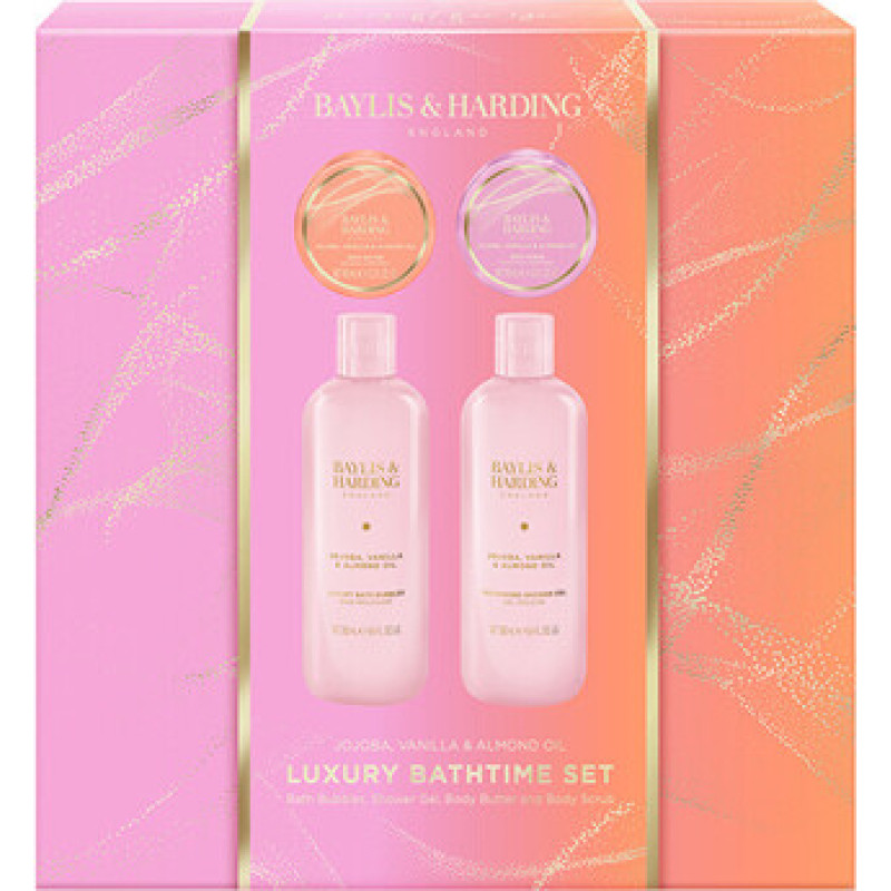 Baylis & Harding Luxury Bathtime Set ( Jojoba, Vanilka & Mandlov&yacute; olej ) - D&aacute;rkov&aacute; sada