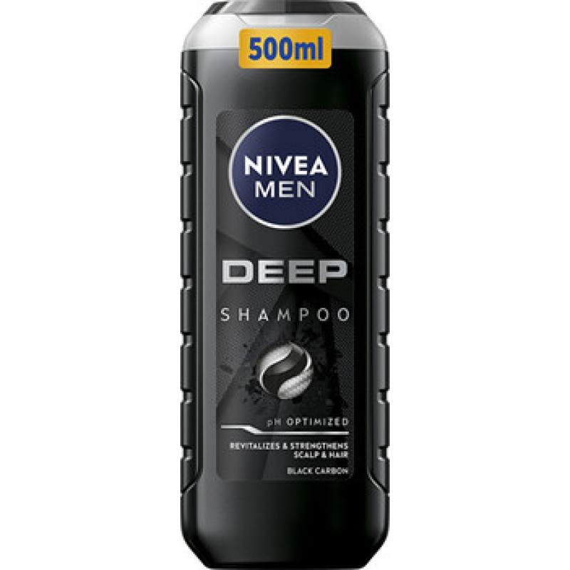 Nivea Men Deep Shampoo - Revitalizačn&iacute; &scaron;ampon pro mastn&eacute; vlasy a vlasovou pokožku