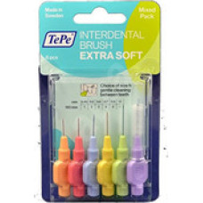 Tepe Start MIX (Extra Soft) Intermittent Brushes 6 pcs