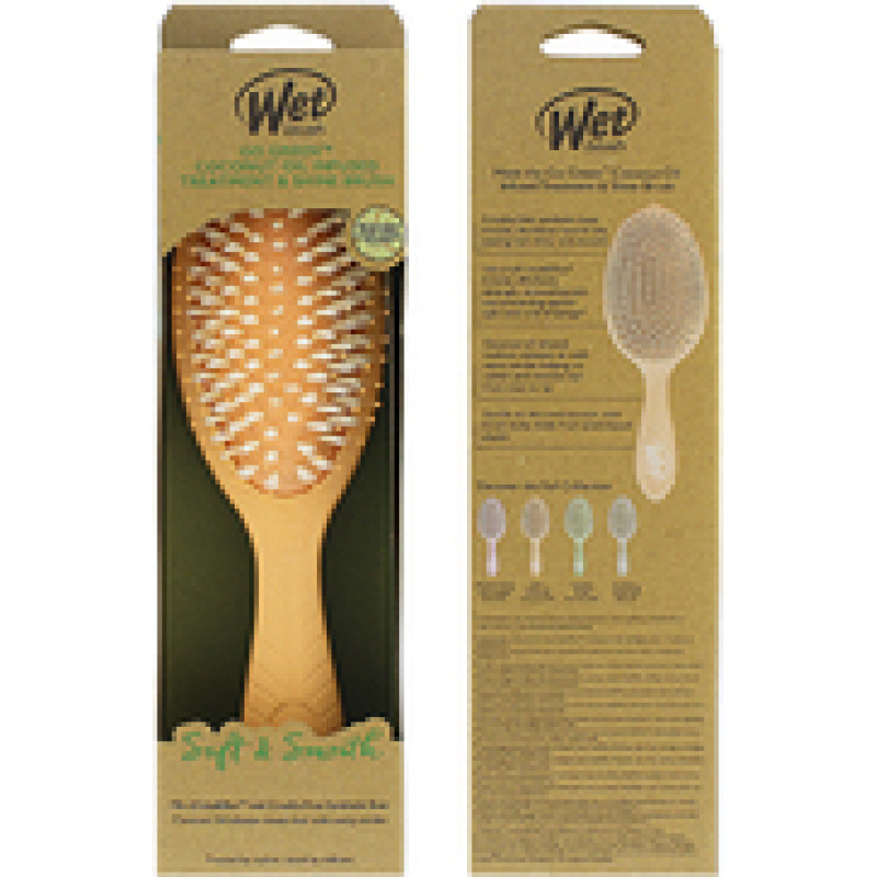 Wet Brush Go Green Treatment & Shine Brush Coconut