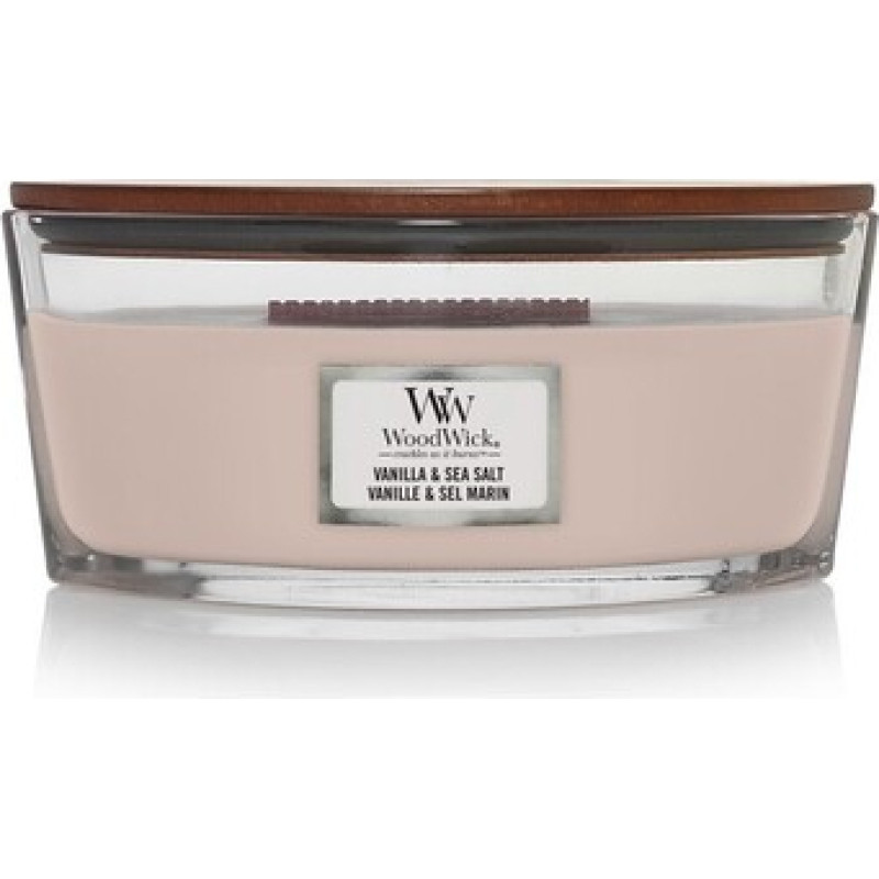 Woodwick Vanilla & Sea Salt Ship (vanilla and sea salt) - Scented candle