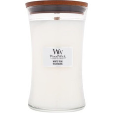 Woodwick White Teak Vase (White Teak) - Scented candle