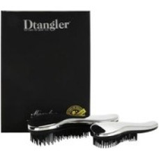 Dtangler Miraculous Silver - Gift set of hair brushes