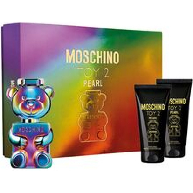 Moschino Toy 2 Pearl D&aacute;rkov&aacute; sada EDP 50 ml, tělov&eacute; ml&eacute;ko 50 ml a sprchov&yacute; gel 50 ml