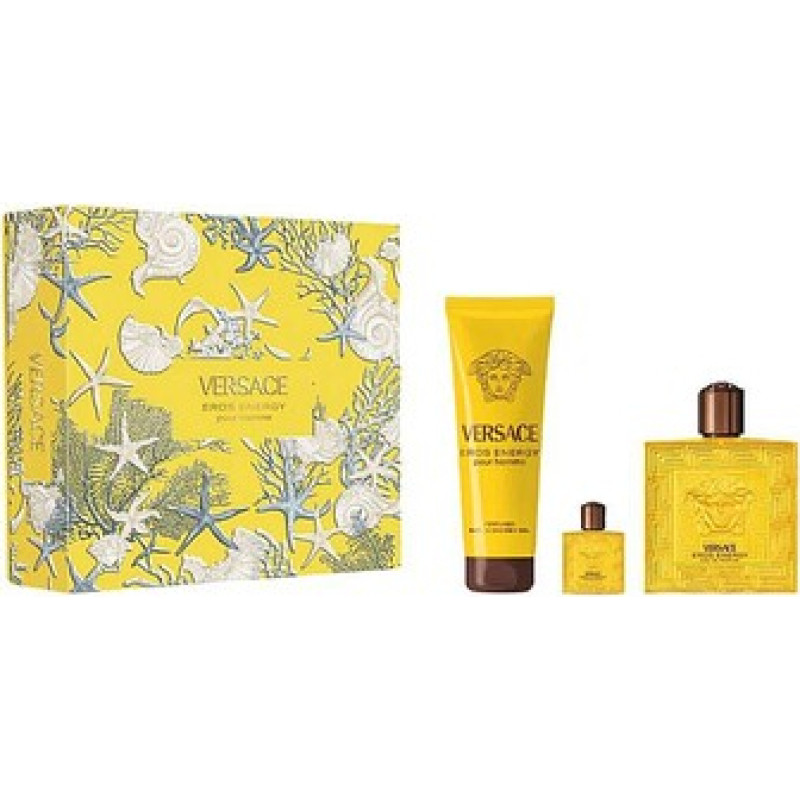 Versace Eros Energy D&aacute;rkov&aacute; sada EDT 100 ml, sprchov&yacute; gel 150 ml a miniaturka EDT 5 ml