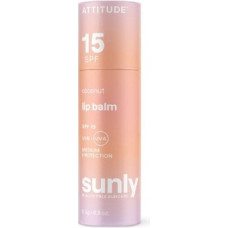 Attitude Lip Balm SPF 15 - Miner&aacute;ln&iacute; ochrann&yacute; balz&aacute;m na rty s vůn&iacute; kokosu