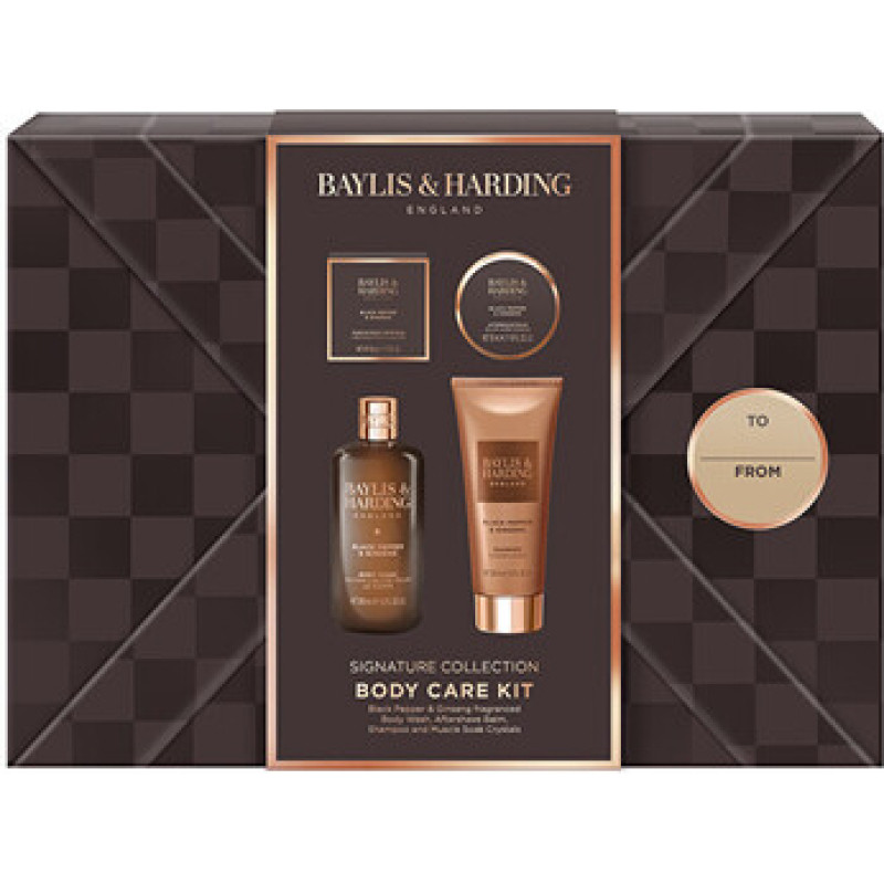 Baylis & Harding Men Body Care Kit ( Čern&yacute; pepř & Žen&scaron;en ) - D&aacute;rkov&aacute; sada