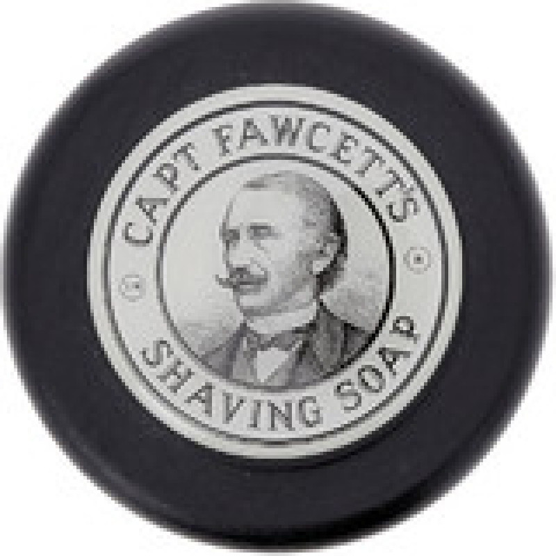 Captain Fawcett Shaving Soap - Shaving soap in a wooden bowl
