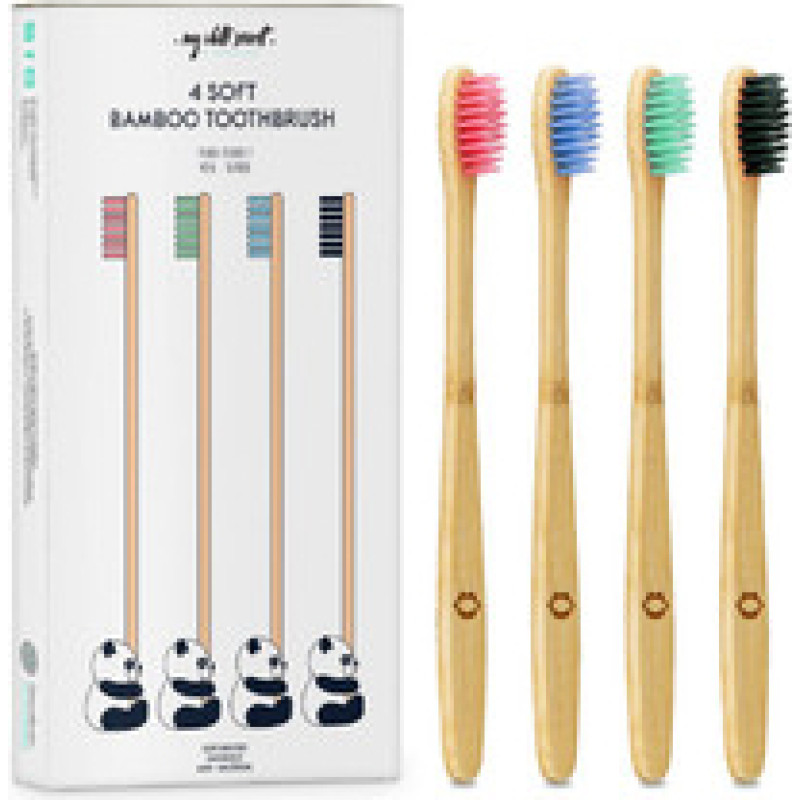 My White Secret Bamboo Toothbrush 4 pcs
