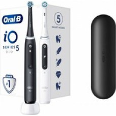 Oral B IO Series 5 Matt Black + Quite White Duo Pack Toothbrush