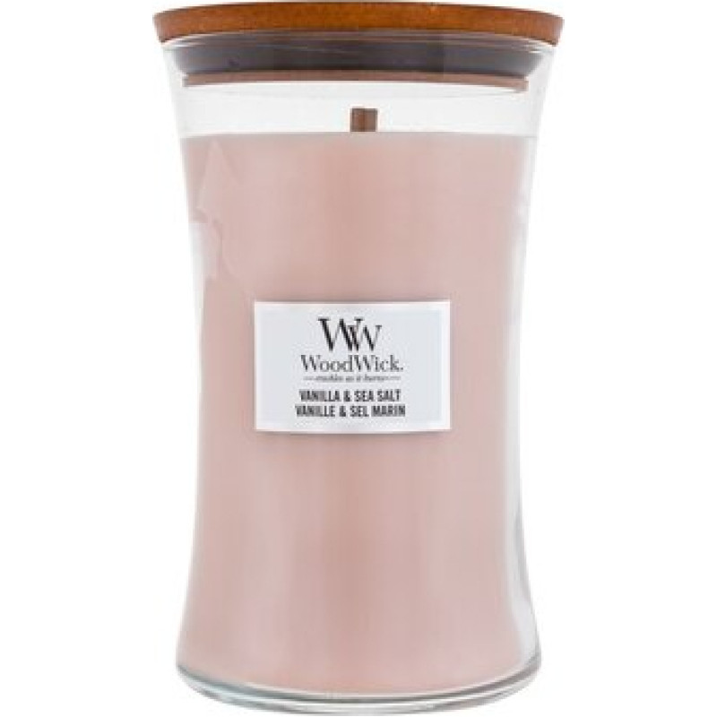 Woodwick Vanilla & Sea Salt Vase (vanilla and sea salt) - Scented candle