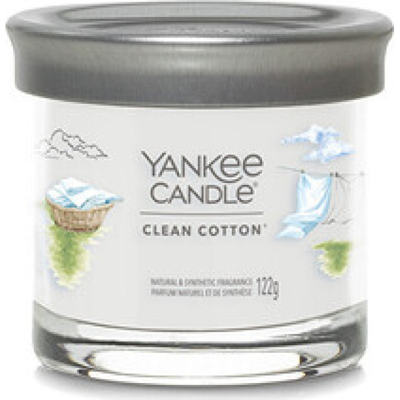 Yankee Candle Clean Cotton Signature Tumbler Candle (clean cotton)