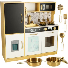 Bērnu koka virtuve KX3489 GOLD 81 cm