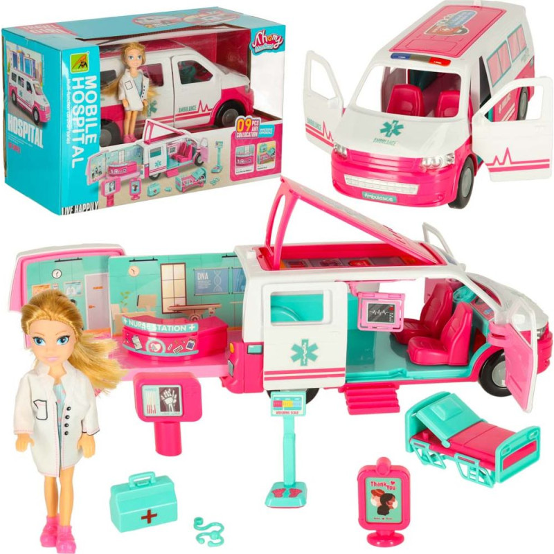 Ātrās palīdzības mobilās slimnīcas leļļu piederumi