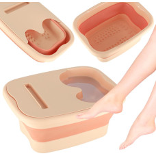Kāju masāžas pēdu mazgāšanas trauks silikona saliekamais spainis ar cilpiņām