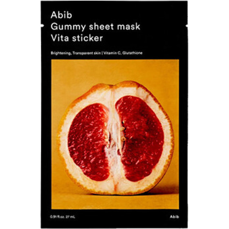 Abib Vita Sticker Gummy Sheet Mask - Rozjasňuj&iacute;c&iacute; pl&aacute;t&yacute;nkov&aacute; maska